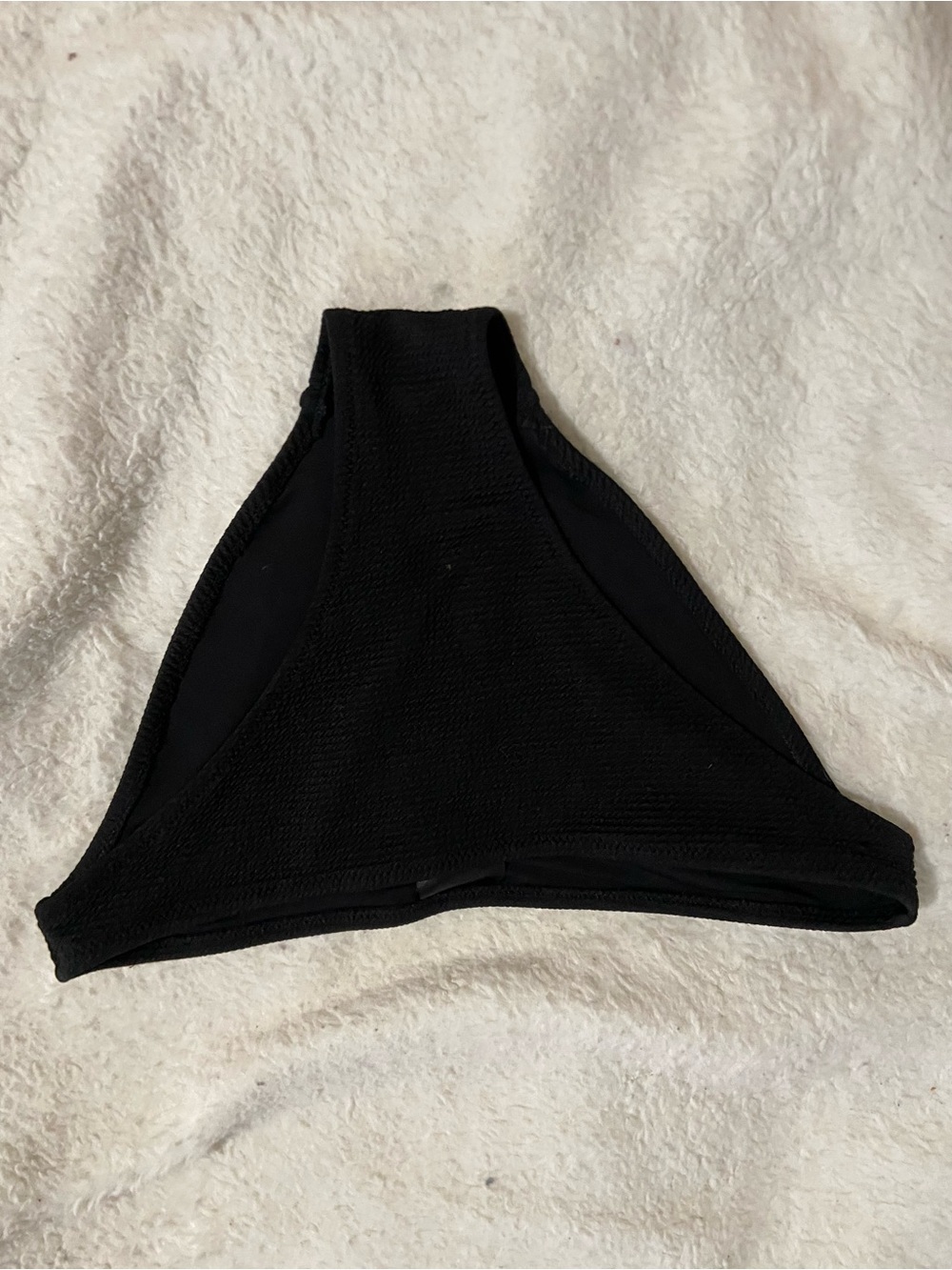 H&M Black High-Neck Swim Top